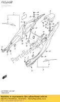 6814517K00AX2, Suzuki, ta?ma, os?ona ramy, l suzuki gsxr1000a 1000 , Nowy