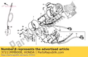 Honda 37211MM8008 placa, ajuste - Lado inferior