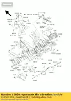 110501958, Kawasaki, suporte, trava da tampa lateral kawasaki vn classic fi n mean streak p drifter r j g f h vulcan e nomad l  a vn1500 1500 , Novo