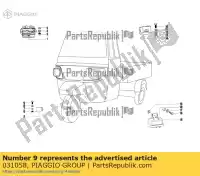 031058, Piaggio Group, vite ape aprilia gilera piaggio vespa  4t beverly bv dorsoduro et gp granturismo gt gts gts super gtv hexagon hexagon gt hexagon gtx hexagon lx lbmce0100 lbmme0100 liberty lt lx lxv mc349b0d2 medley metca4100 metca4101 metca4101, metca4102 mp nexus primavera r, Nuovo