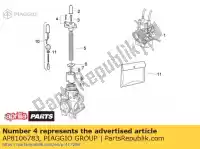 AP8106783, Piaggio Group, mengkamerdeksel kit aprilia  mx rs 125 1999 2000 2001 2002 2003 2004 2005 2006 2007 2008 2009 2010, Nieuw