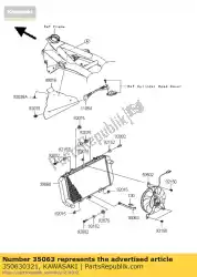 Here you can order the stay zr1000b7f from Kawasaki, with part number 350630321: