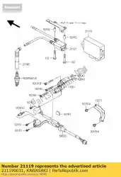 Qui puoi ordinare accenditore ej650-c6p da Kawasaki , con numero parte 211190031: