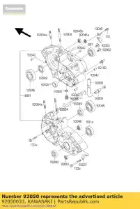 kawasaki 92050033 uszczelka olejowa tb3040 kx250-a6 - Dół