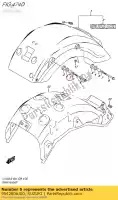 9542806J00, Suzuki, distanziale, fen posteriore suzuki vl1500bt intruder vl1500t 1500 , Nuovo