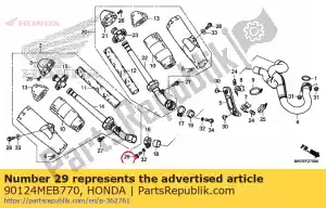 honda 90124MEB770 ?ruba, ko?nierz, 8x32 - Dół