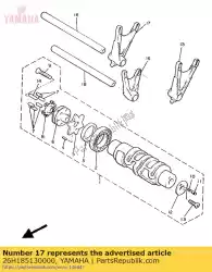 Ici, vous pouvez commander le fourche, changement de vitesse 3 auprès de Yamaha , avec le numéro de pièce 26H185130000: