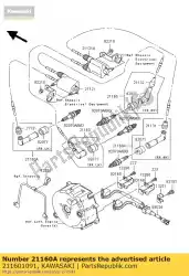 Ici, vous pouvez commander le cap-assy-plug vn1500-d1 auprès de Kawasaki , avec le numéro de pièce 211601091: