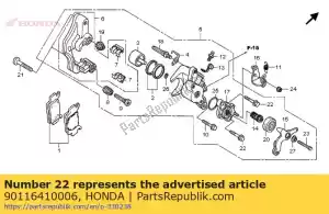 honda 90116410006 boulon, 8x25 - La partie au fond