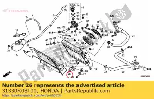 honda 31330K0BT00 rester harnais - La partie au fond