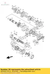 Qui puoi ordinare cespuglio da Suzuki , con numero parte 0930017012: