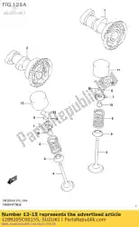 Qui puoi ordinare spessore, punteria 155 da Suzuki , con numero parte 1289205C00155: