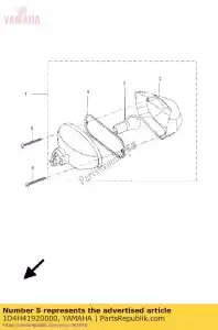 yamaha 1D4H41920000 vis, spécial - La partie au fond