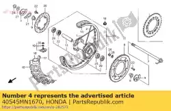 Ici, vous pouvez commander le régleur, l. Chaîne auprès de Honda , avec le numéro de pièce 40545MN1670: