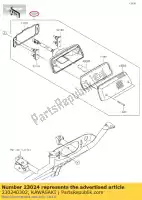 230240302, Kawasaki, lamp-assy-tail kawasaki kvf650 prairie 4x4 kfx700 ksv700a6f ksv700b6f ksv700a7f kvf750 eps brute force 750 4x4i epsgef epshef gff hff camo 650 700 , New