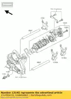 131450032, Kawasaki, tambor de cambio de levas zr1000b7f kawasaki z 750 1000 2007 2008 2009 2010 2011 2012, Nuevo