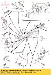 Qui puoi ordinare corno da Yamaha , con numero parte BS58337100: