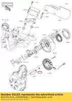 921531414, Kawasaki, bullone, presa, 6x8 er650a6s kawasaki  er-6f er-6n kle klz vulcan 650 1000 2006 2007 2008 2009 2010 2011 2012 2013 2014 2015 2016 2017 2018 2019 2020 2021, Nuovo