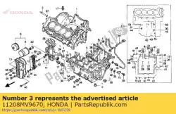 geen beschrijving beschikbaar op dit moment van Honda, met onderdeel nummer 11208MV9670, bestel je hier online: