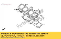 Here you can order the oring, 83x2 (nok) from Honda, with part number 91301MM5004: