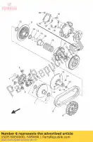 1SDE76850000, Yamaha, kraag, afstand 1 yamaha yp 400 2013 2014 2015 2016, Nieuw