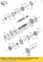 132620597, Kawasaki, gear,output low,30t klx250s9f kawasaki  klx 250 300 2009 2010 2011 2012 2013 2014 2015 2016 2017 2018 2019 2020 2021, New