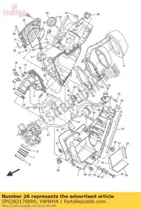 yamaha 5PS282170000 demper 1 - Onderkant