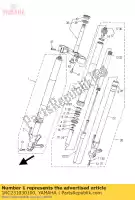 1RC231030100, Yamaha, front fork assy (r.h) yamaha mt 900 2014, New