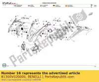 81300V020000, Benelli, Indicador de giro comp (delantero derecho) benelli euro 4 euro 5 0 125 502 752 2017 2018 2019 2020 2021 2022 2023, Nuevo