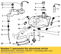 00008204500, Aprilia, sicherungsklemme, Neu