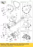 140911084, Kawasaki, couvercle, transmission ej650-a1 kawasaki  w 650 800 1999 2001 2002 2003 2004 2005 2006 2011 2012 2013 2014 2016 2018 2019 2020 2021, Nouveau