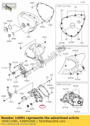 Aquí puede pedir cubierta, transmisión ej650-a1 de Kawasaki , con el número de pieza 140911084: