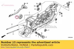 lager, radiale kogel spec van Honda, met onderdeel nummer 91002KZR602, bestel je hier online: