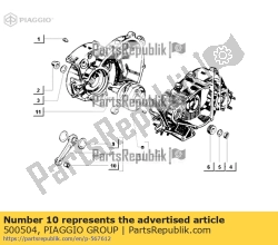 Aprilia 500504, Pin cage 4 kat., OEM: Aprilia 500504