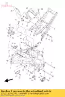 2D12111011P0, Yamaha, komp. ramek. yamaha fz 1000 2009, Nowy