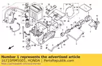 16710MM5005, Honda, pompa di benzina honda cbr  f cbr1000f 1000 , Nuovo