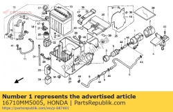 Honda 16710MM5005, Pompe à carburant, OEM: Honda 16710MM5005