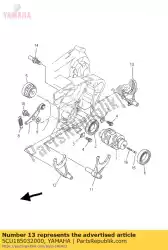 Ici, vous pouvez commander le fourche, shift 3 auprès de Yamaha , avec le numéro de pièce 5CU185032000: