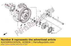 Here you can order the no description available at the moment from Honda, with part number 42650MS2305ZA: