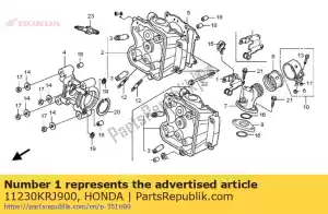 Honda 11230KRJ900 clamper comp, brea - Il fondo