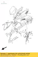 6815533HC0YTZ, Suzuki, tape, voorkant af suzuki lt z400z quadsport 400 , Nieuw