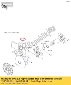 Kawasaki 391520091 weight-ramp - Bottom side