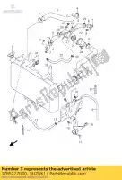 1785227G00, Suzuki, manguera, radiador o suzuki dl v-strom 650 2004 2005 2006, Nuevo