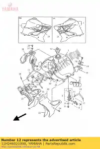 yamaha 11H246021000 casquette - La partie au fond