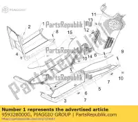 959328000G, Piaggio Group, Copertura centrale piaggio nrg nrg power dd h zapc45100 zapca7100 0 50 1998 2005 2006 2007 2010 2011 2016 2017 2018 2019, Nuovo