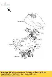 Here you can order the pump-fuel from Suzuki, with part number K490401074: