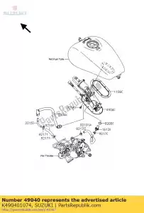 suzuki K490401074 bomba de combustível - Lado inferior