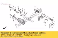 24411KF0010, Honda, came, câmbio de marchas honda cbf nx xr 250 1985 1986 1987 1988 1989 1990 1991 1993 1994 1995 2004 2006, Novo