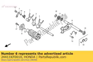 honda 24411KF0010 came, câmbio de marchas - Lado inferior