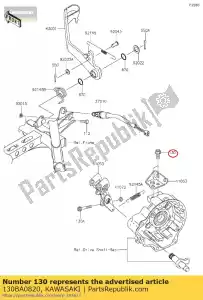 kawasaki 130BA0820 flangiato a bullone, 8x20 en500c7f - Il fondo